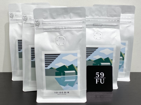 ヤン気まロケ土産:カフェ「59FU」(弥彦村)の『自家焙煎コーヒー豆:オリジナルブレンド』